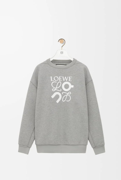 Sweatshirt crafted in medium-weight bonded textured technical jersey.