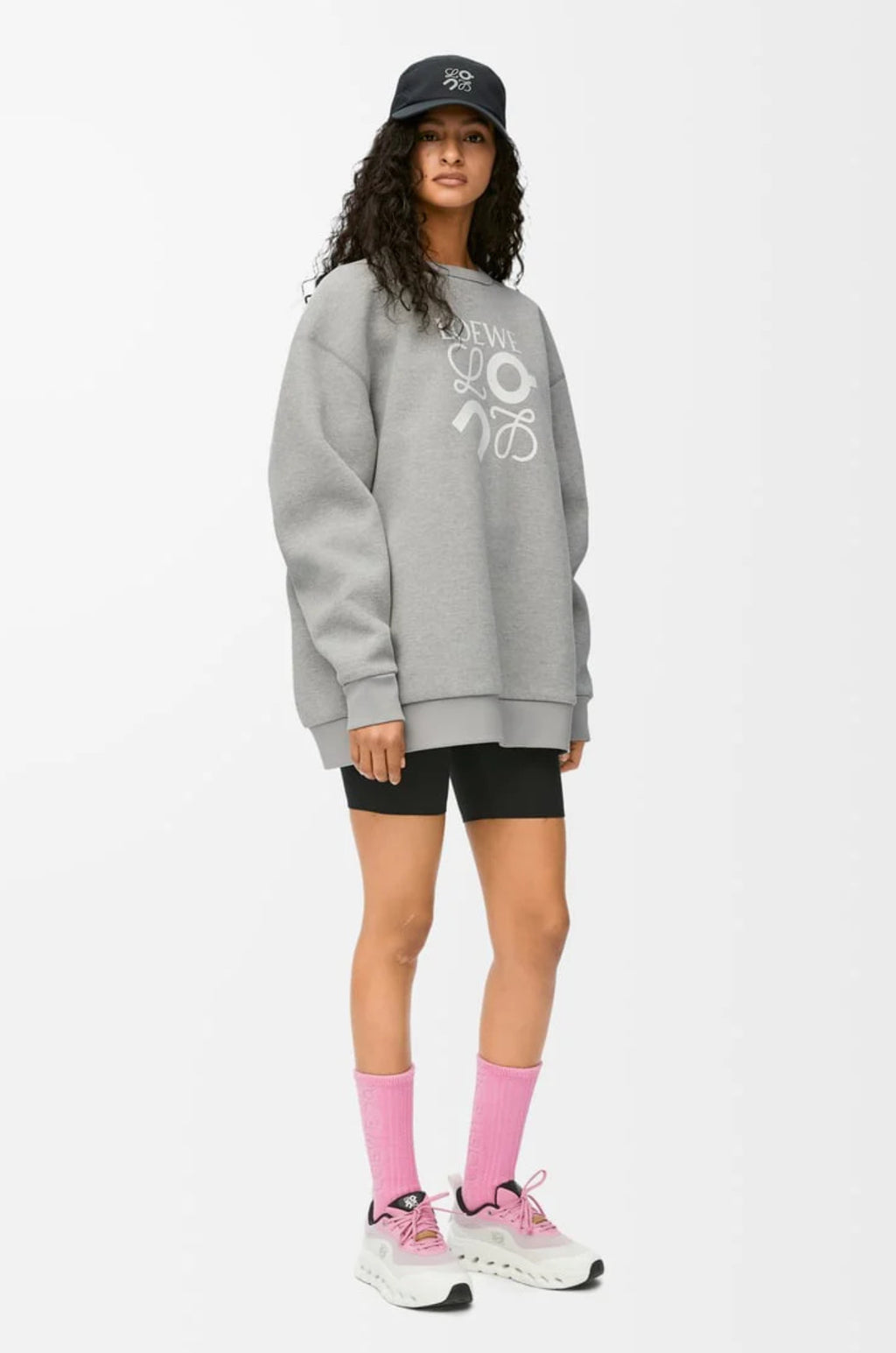 Sweatshirt crafted in medium-weight bonded textured technical jersey.