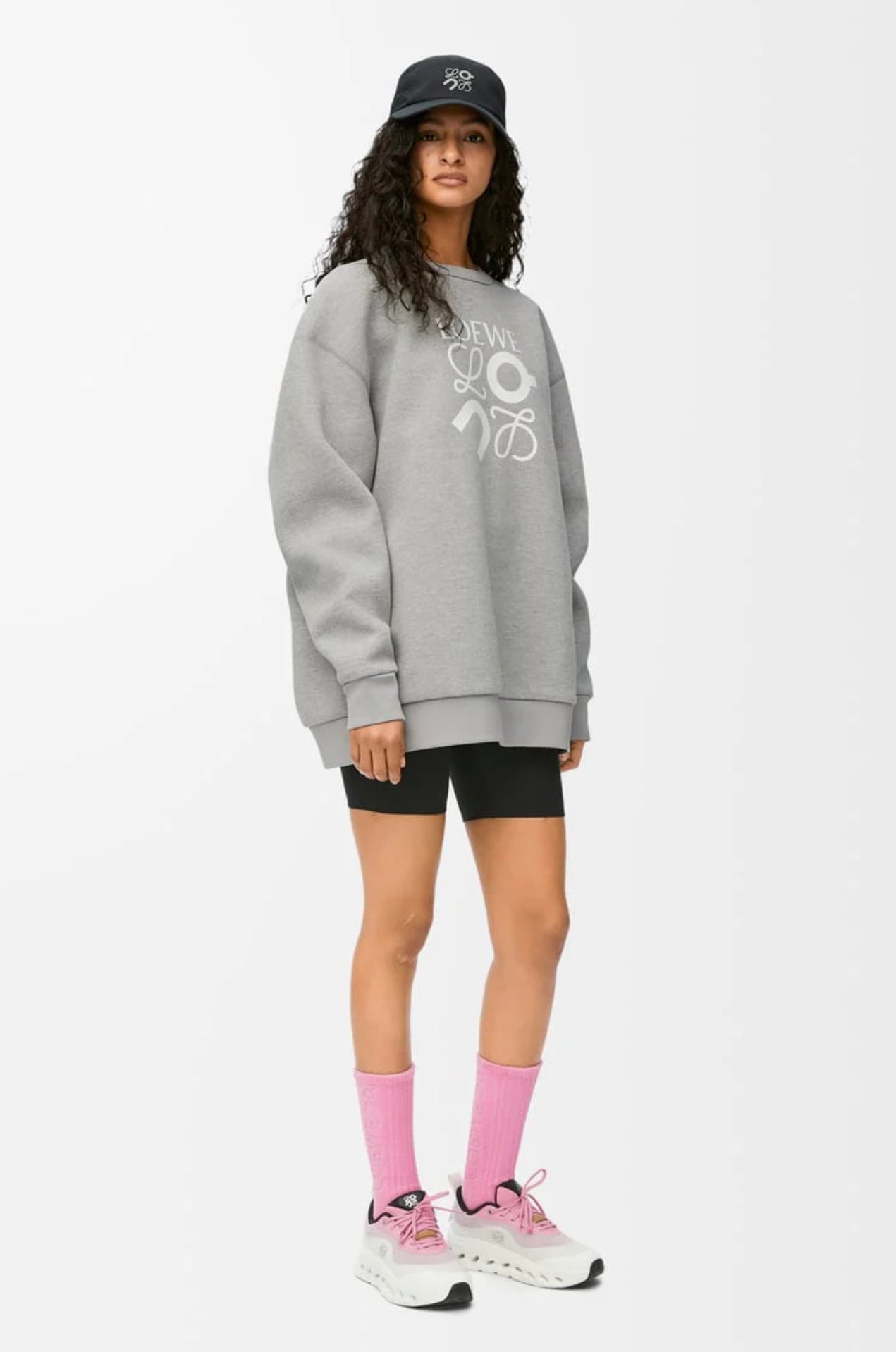 Sweatshirt crafted in medium-weight bonded textured technical jersey.